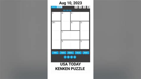 Start with your first free puzzle today and challenge yourself with a new crossword daily Daily online crossword puzzles brought to you by USA TODAY. . Usa today kenken